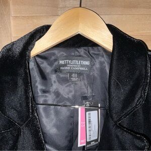 PrettyLittleThing Black Trench Coat